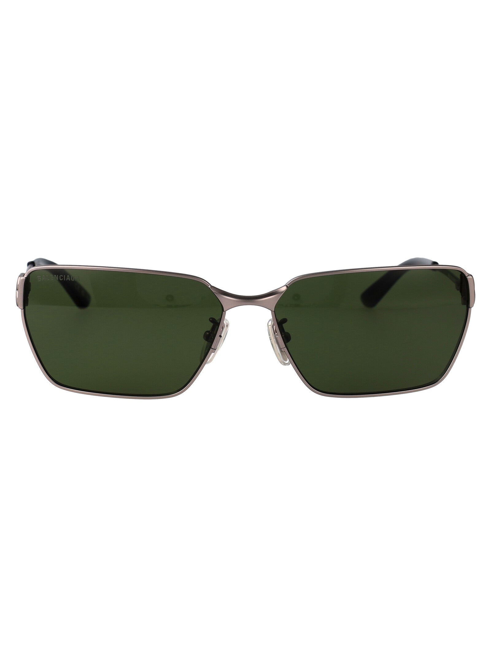 Bb0374sk Ruthenium-ruthenium-green Metal Sunglasses