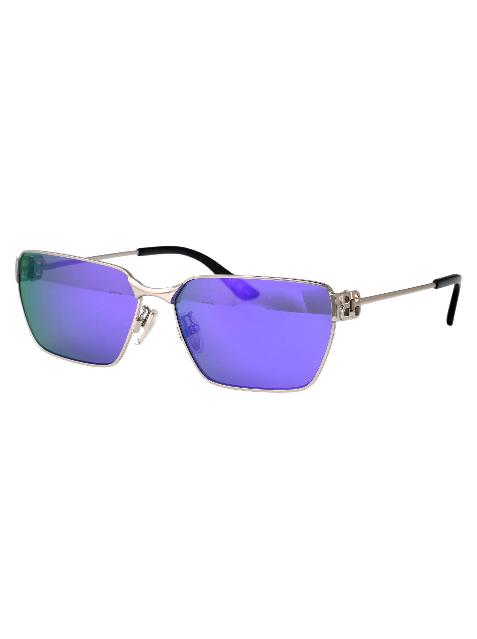 Bb0374sk Ruthenium-ruthenium-green Metal Sunglasses