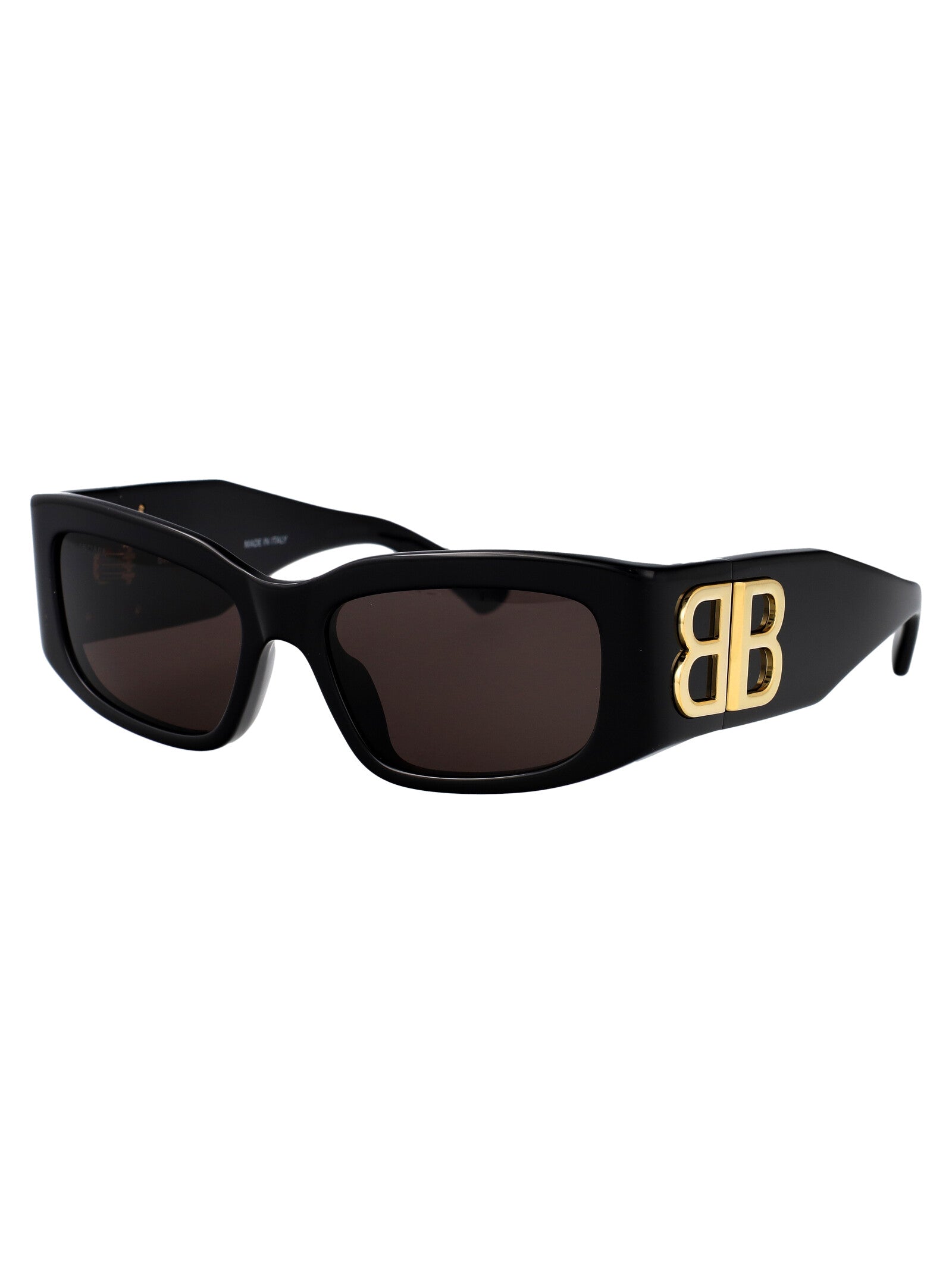 Bb0360s Black-black-grey Acetate Sunglasses