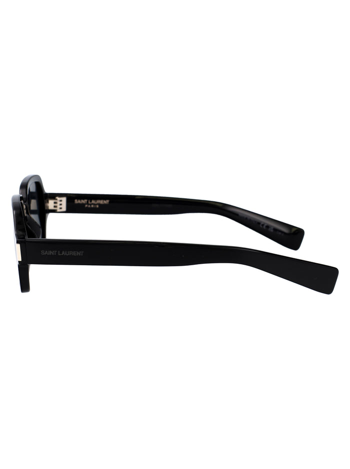 Sl 720 001 Black-black-black Acetate Sunglasses