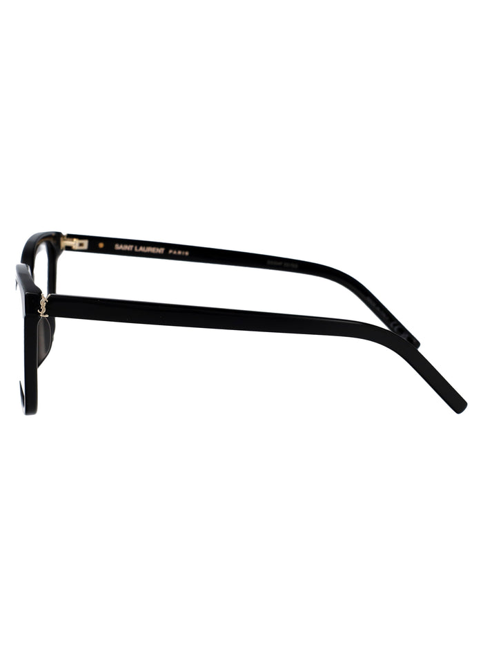 Sl M142-F 001 Black-black-transparent Acetate Optical