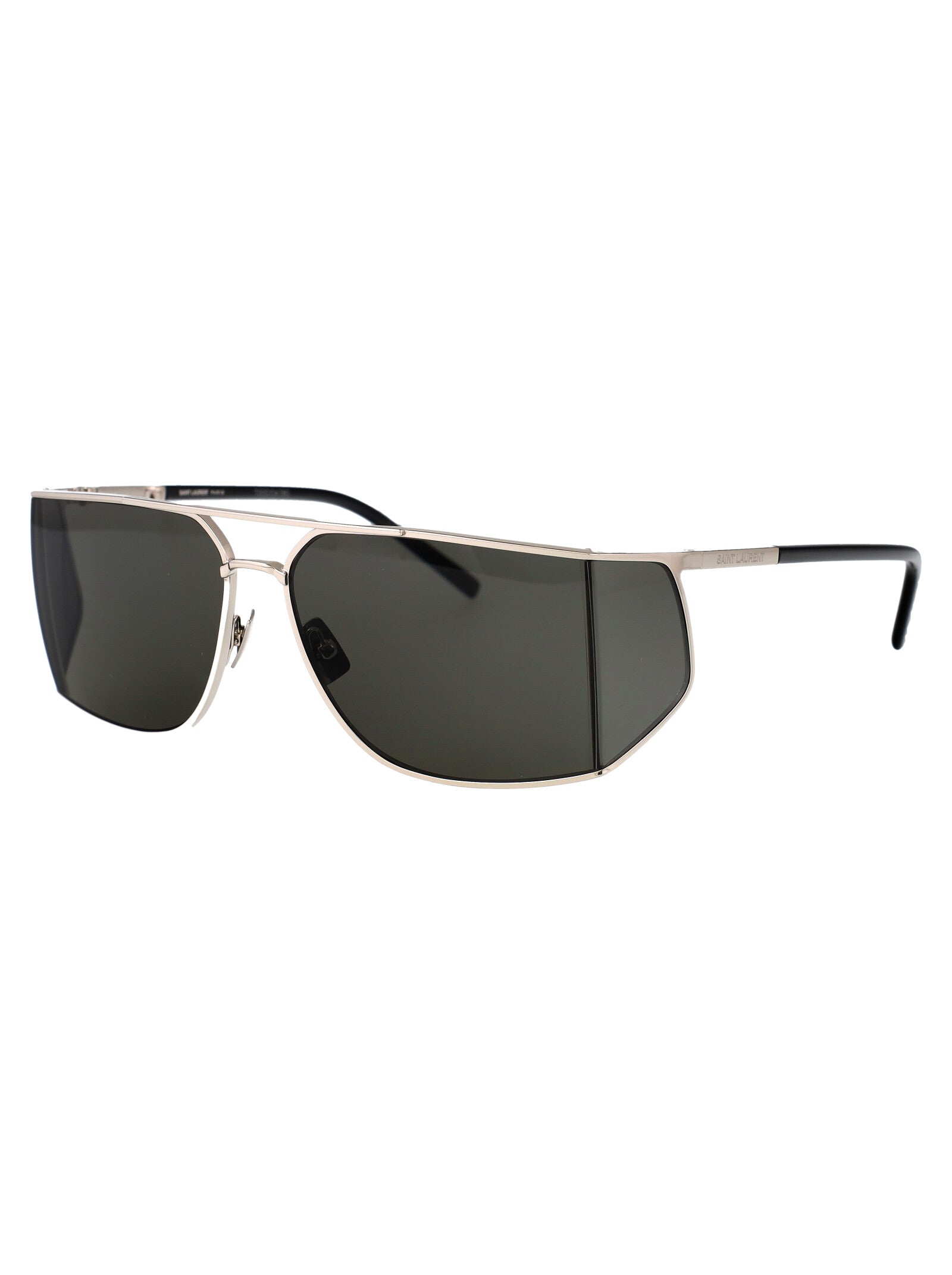 Sl 750 002 Silver-silver-grey Metal Sunglasses
