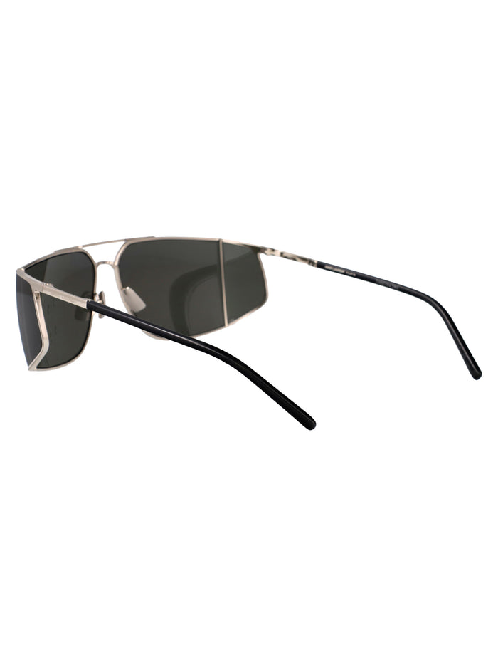 Sl 750 002 Silver-silver-grey Metal Sunglasses