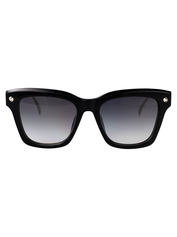 Sunglasses Am0483s Black-Silver-Grey Black/silver/grey Metal