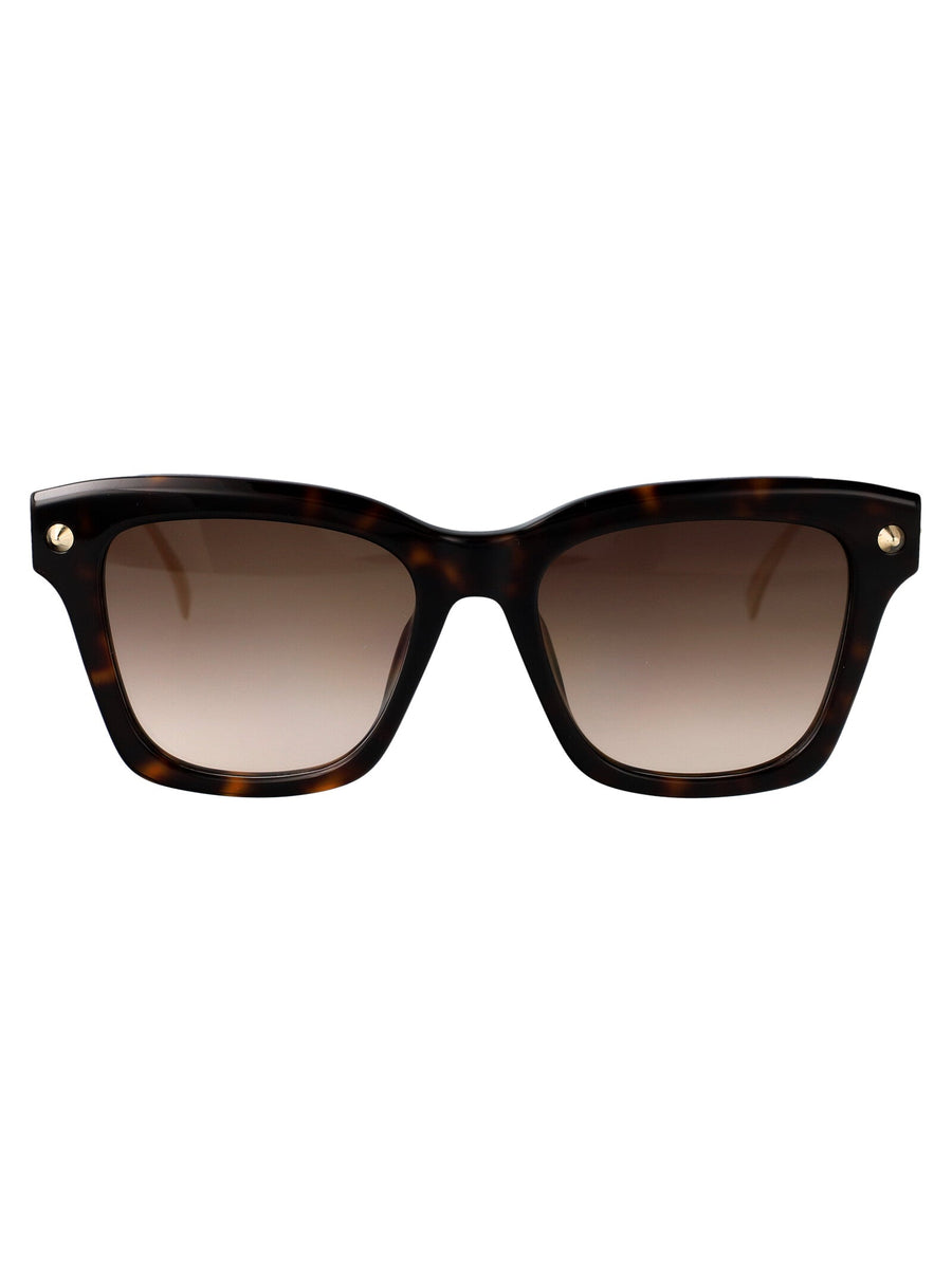 Sunglasses Am0483s Havana Gold Brown Havana/gold/brown Metal