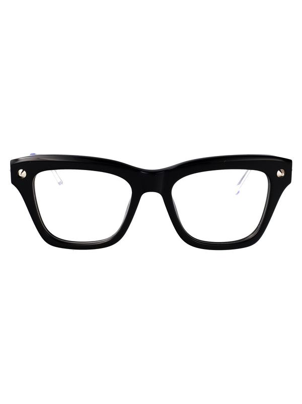Sunglasses Am0484o Black-Silver-Transparent Black/silver/transparent Metal Glasses & Frames