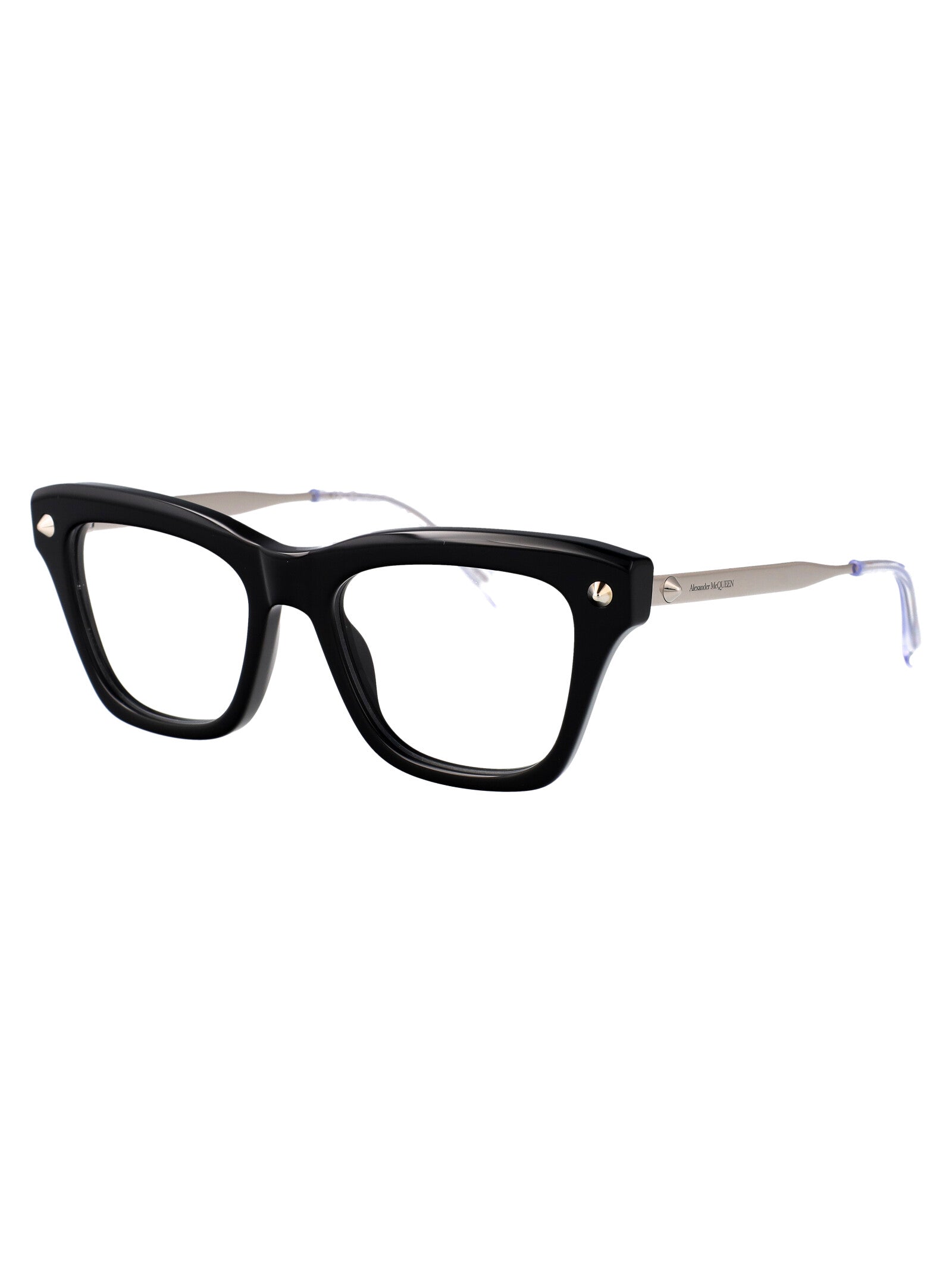 Am0484o 001 Black-silver-transparent Metal Optical