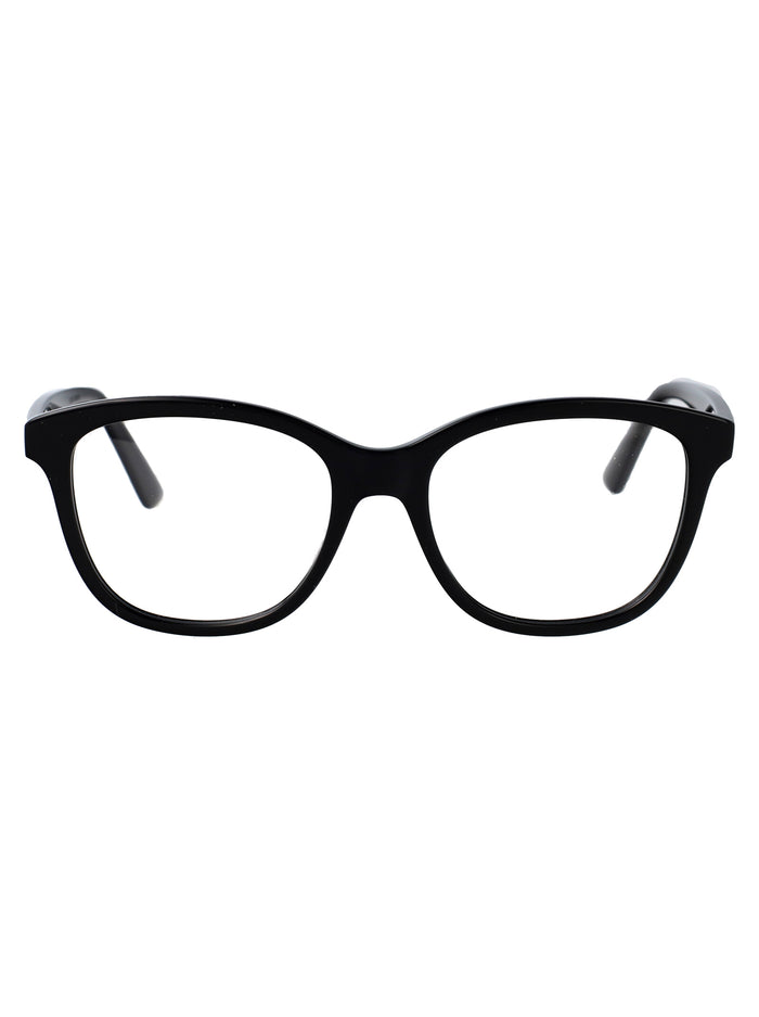 Am0487o 001 Black-black-transparent Acetate Optical