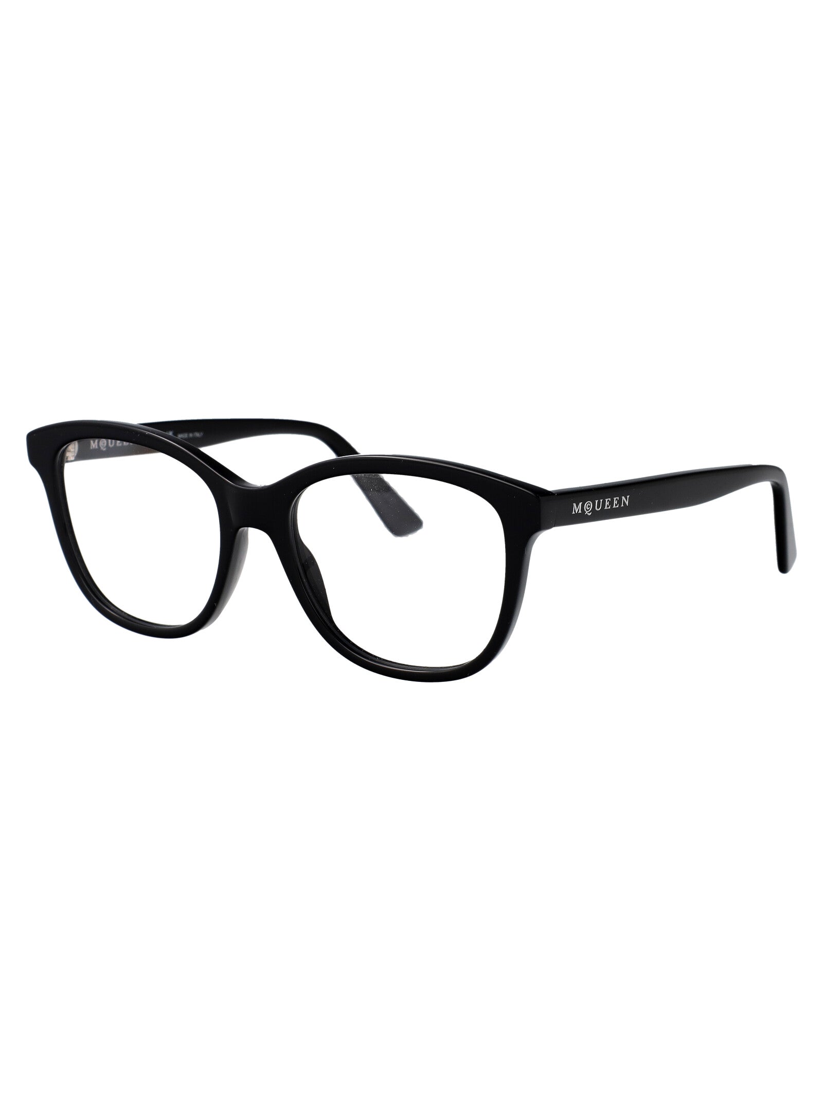Am0487o 001 Black-black-transparent Acetate Optical