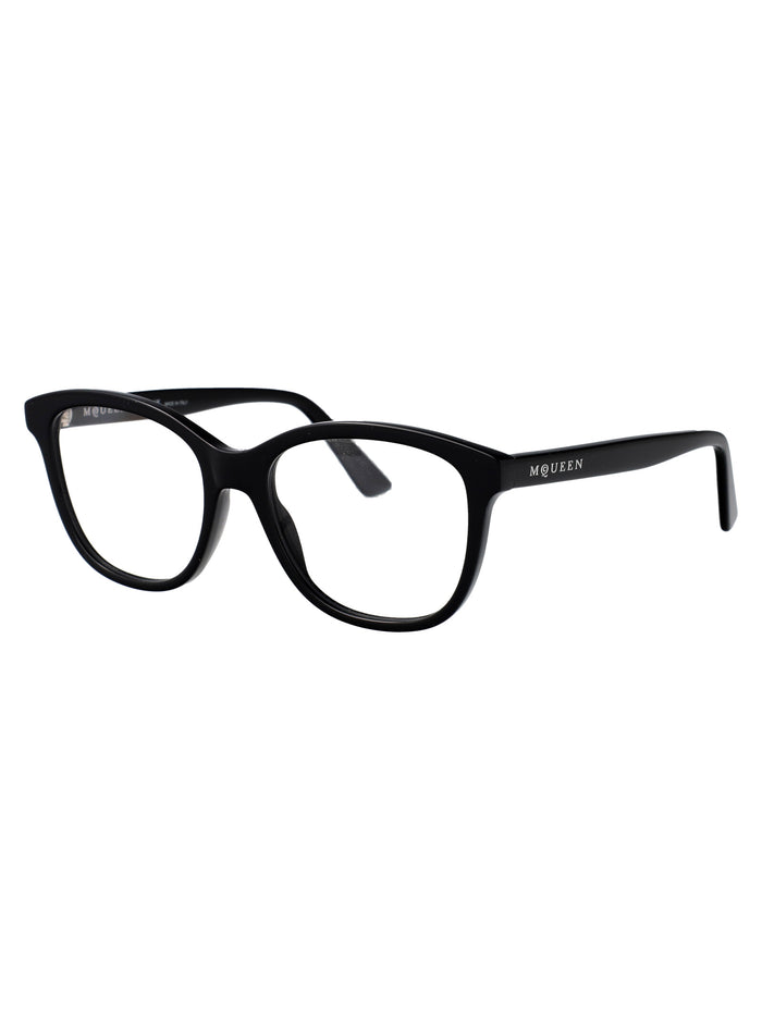 Am0487o 001 Black-black-transparent Acetate Optical