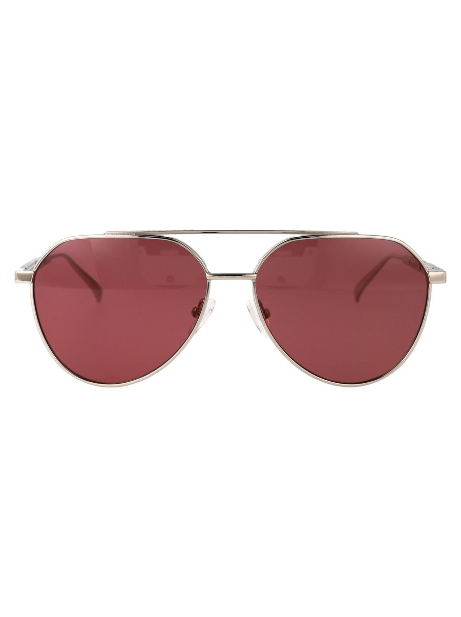 Sunglasses Silver-Red Metal Silver/silver/red