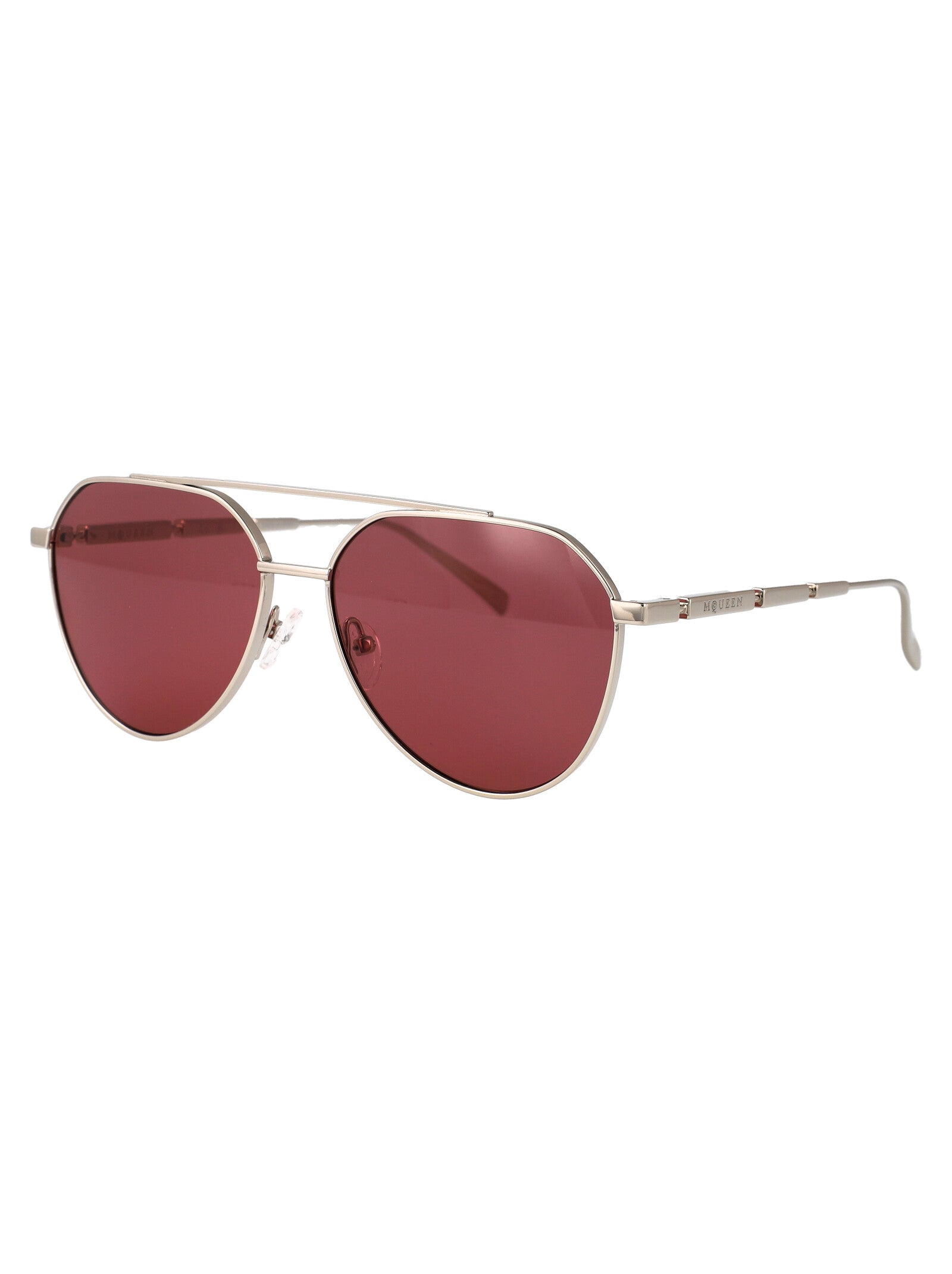 Am0478s 004 Silver-silver-red Metal Sunglasses