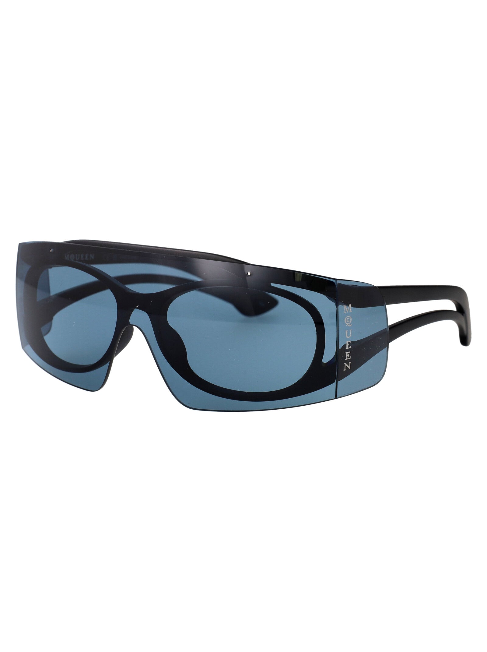Am0489s 002 Black-black-blue Injected Sunglasses