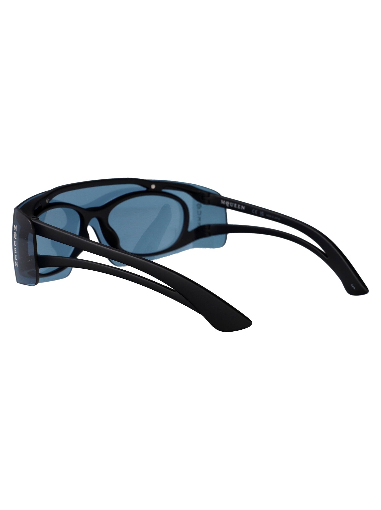 Am0489s 002 Black-black-blue Injected Sunglasses