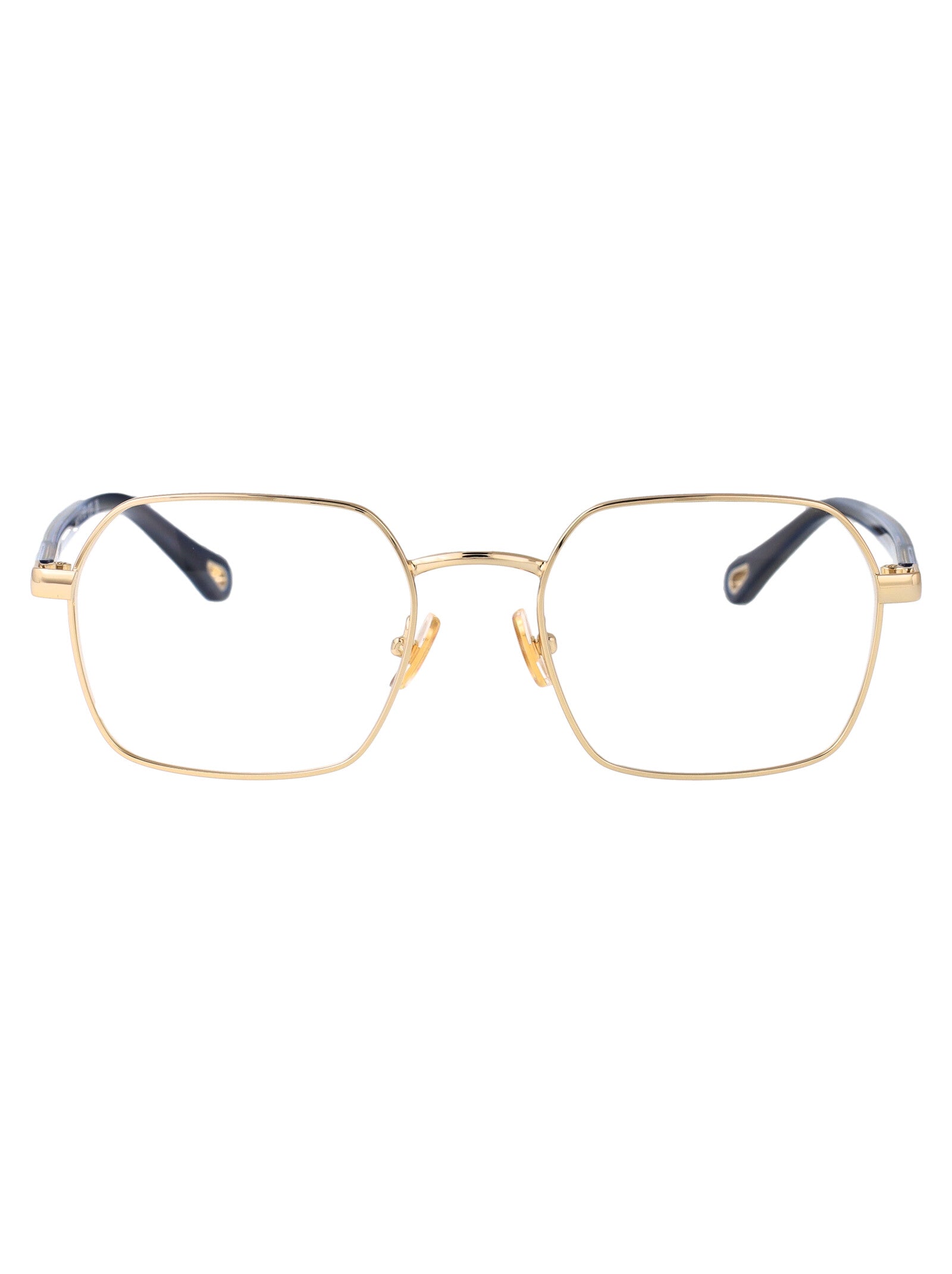 Ch0268o 001 Gold-blue-transparent Acetate Optical