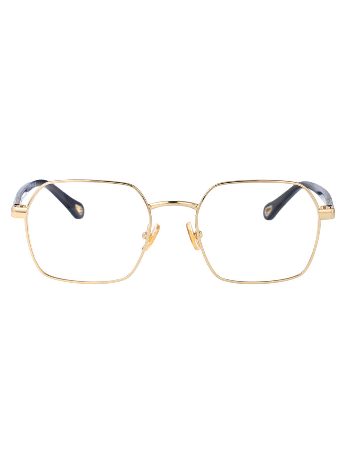 Ch0268o 001 Gold-blue-transparent Acetate Optical