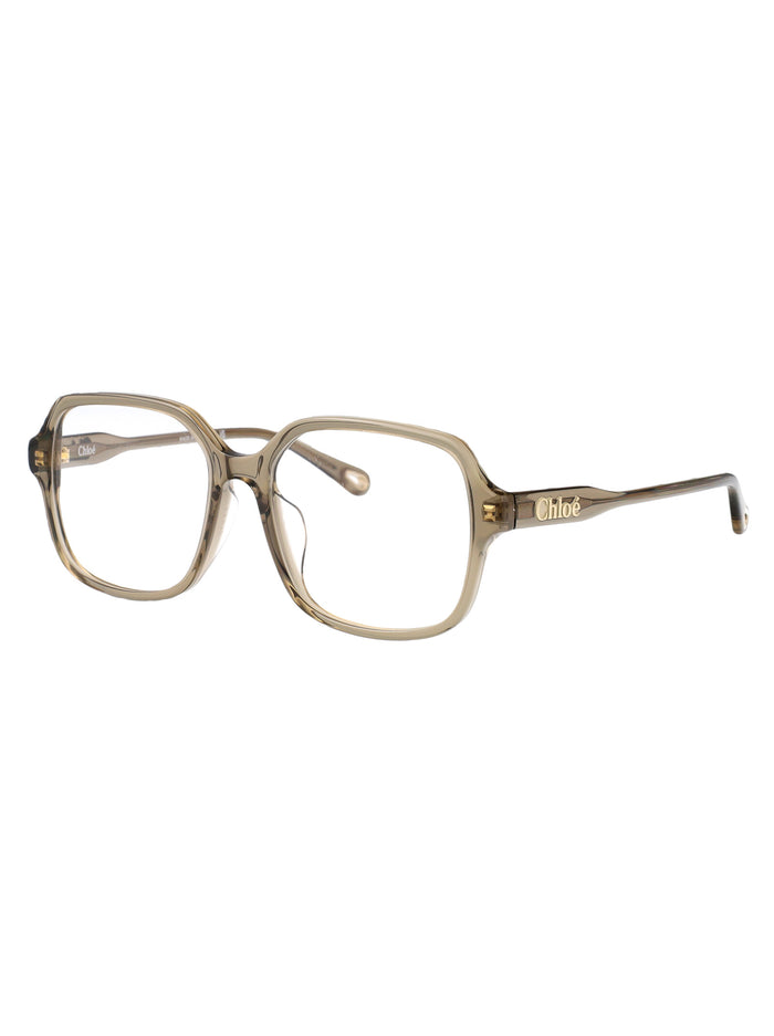 Green-green-transparent Acetate Optical