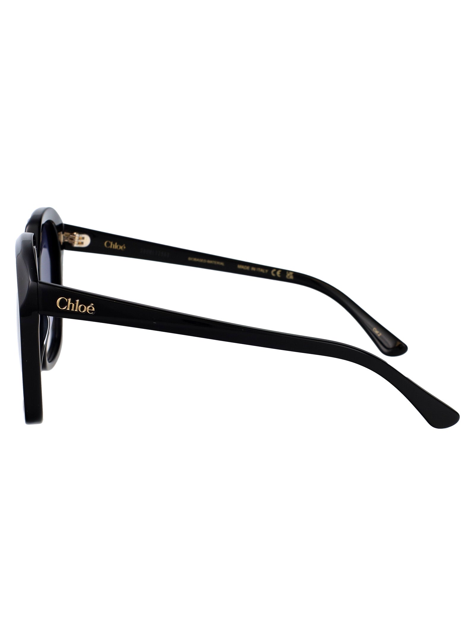 Ch0280s 002 Black-black-blue Acetate Sunglasses