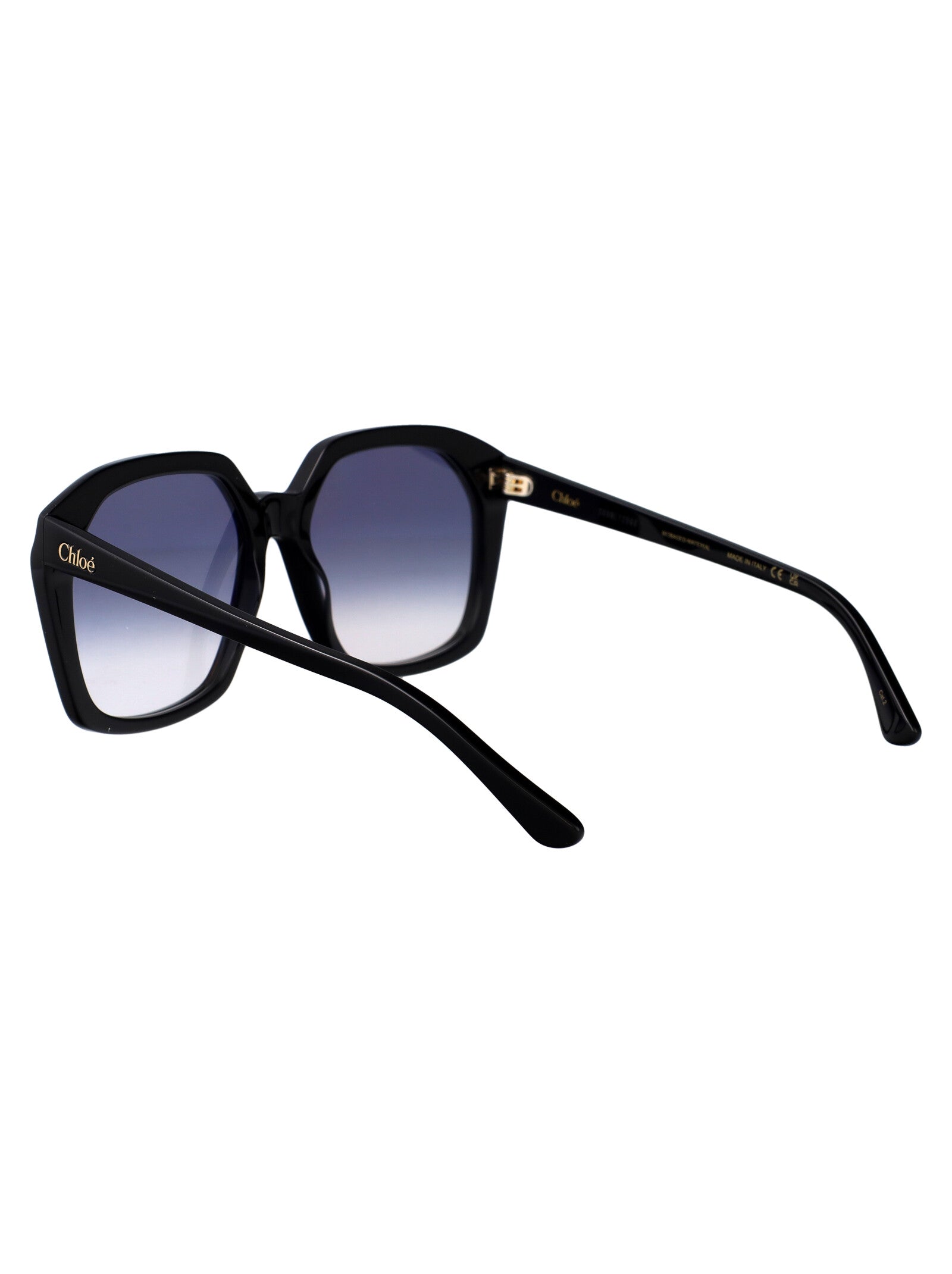 Ch0280s 002 Black-black-blue Acetate Sunglasses