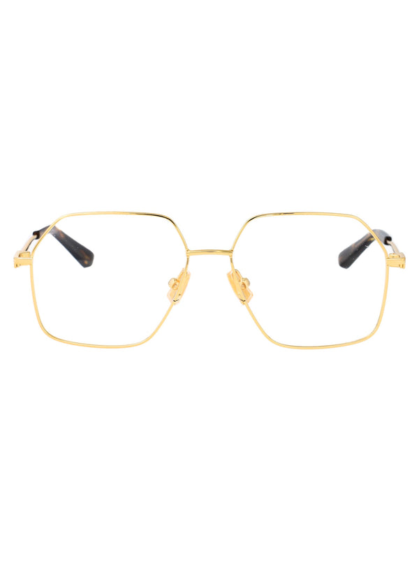 Sunglasses Gold Metal Frame Gold/gold/transparent Glasses & Frames