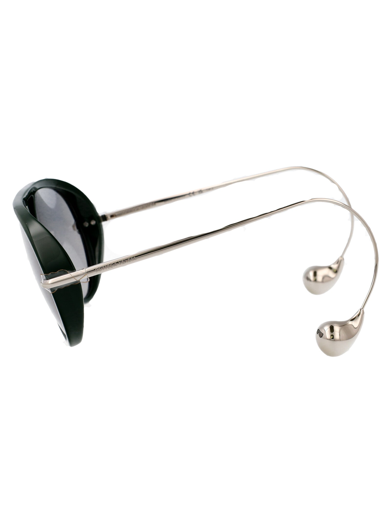 Bv1273s 008 Green-silver-grey Metal Sunglasses