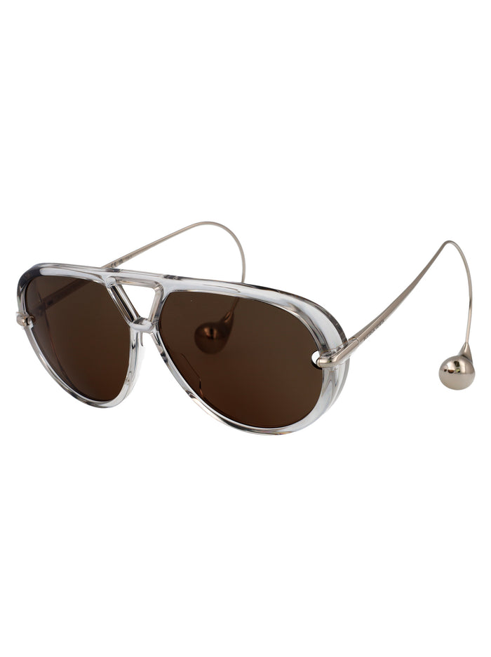 Bv1273s 009 Grey-silver-brown Metal Sunglasses