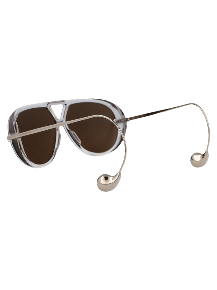 Bv1273s 009 Grey-silver-brown Metal Sunglasses