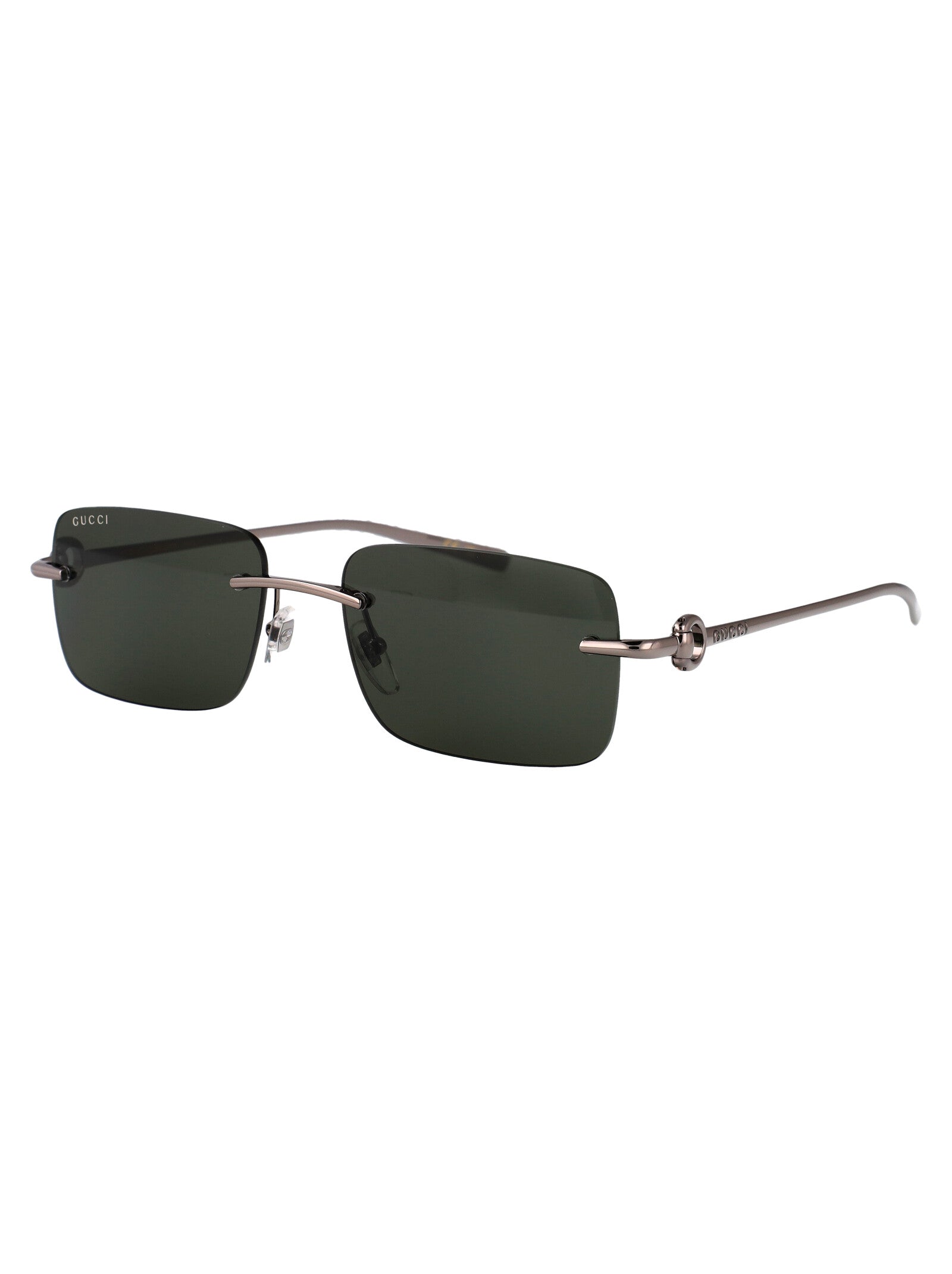 Gg1703s 001 Ruthenium-ruthenium-grey Metal Sunglasses