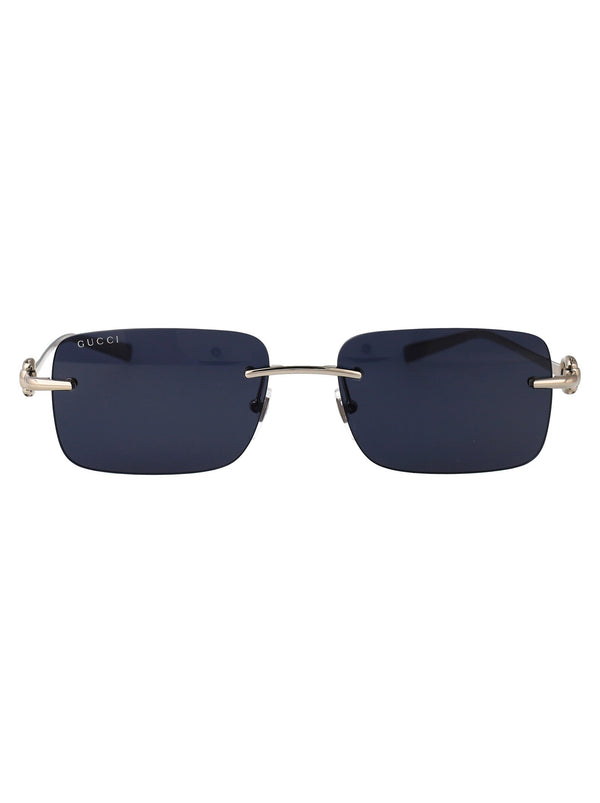 Sunglasses Gg1703s Silver-Blue Metal Silver/silver/blue