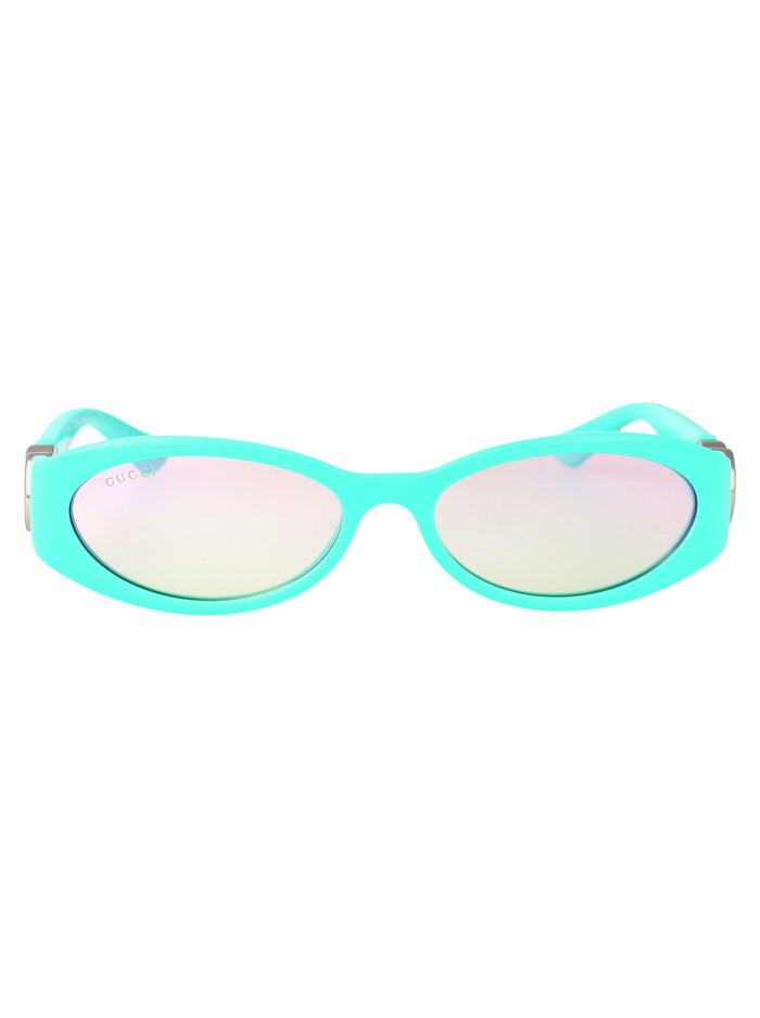 Gg1660s 007 Light-blue-light-blue-pink Injected Sunglasses
