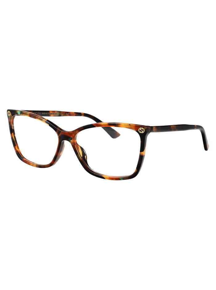 Gg0025o 014 Havana-havana-transparent Acetate Optical