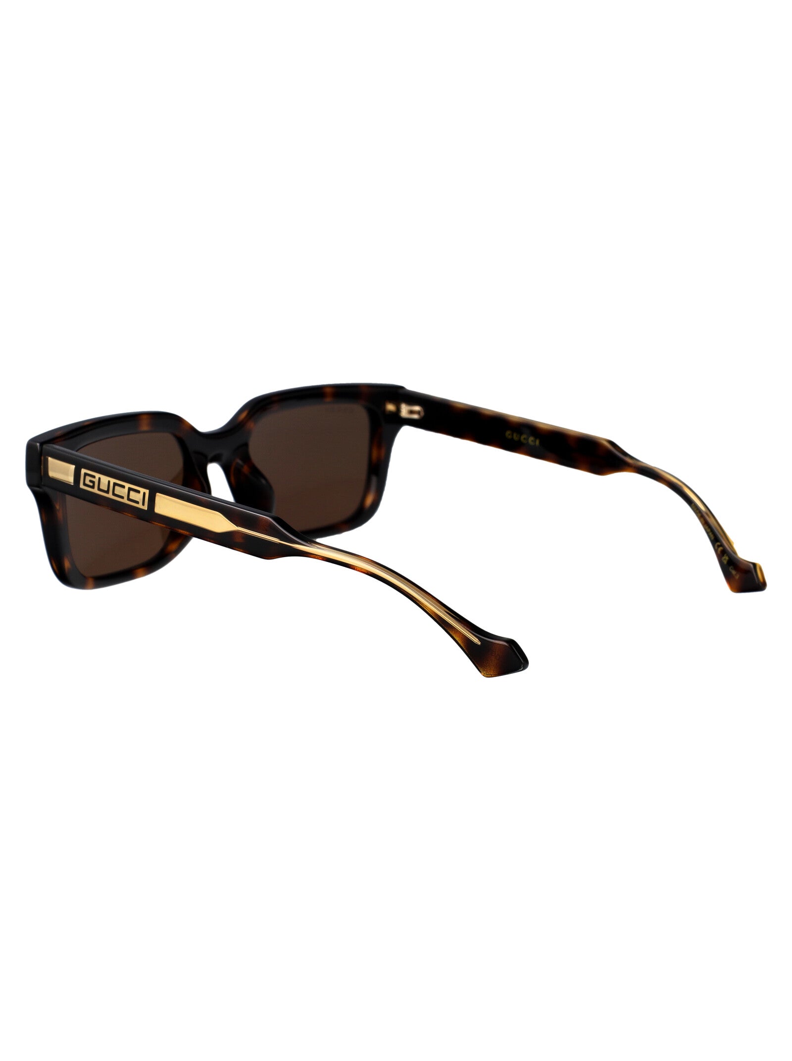 Gg1732sk Havana-yellow-brown Resin Sunglasses