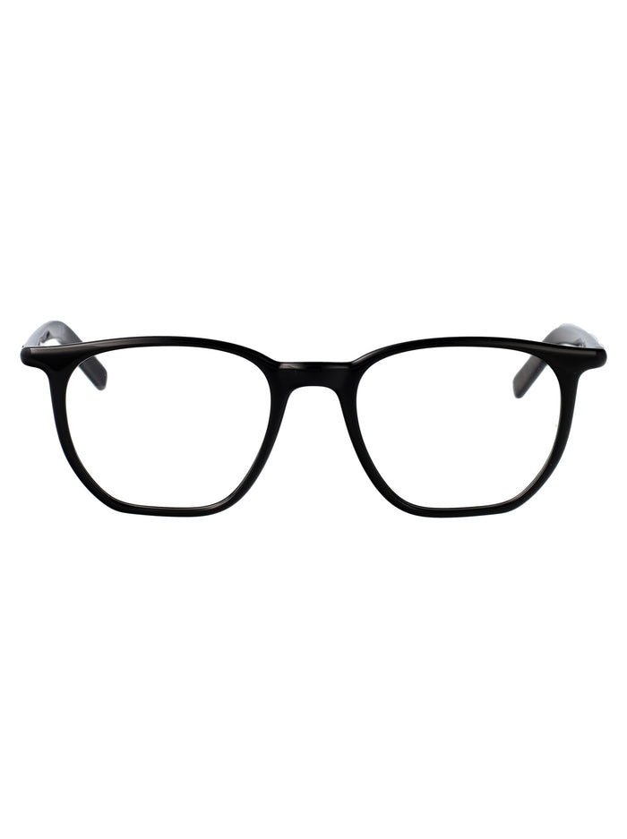 Black-black-transparent Acetate Optical