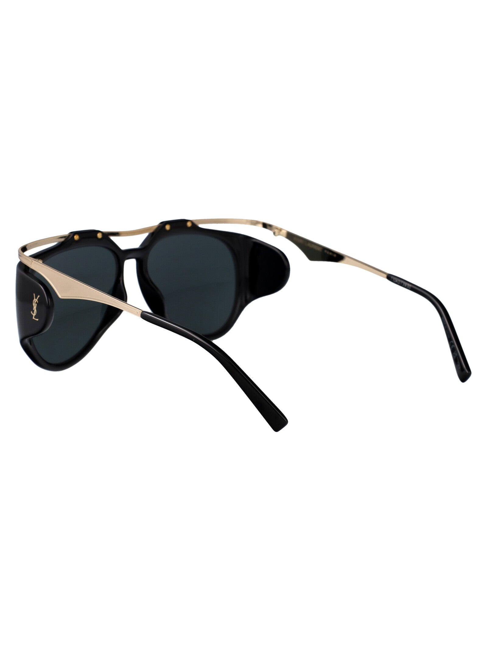 Sl M137 Amelia 001 Black Gold Metal Sunglasses