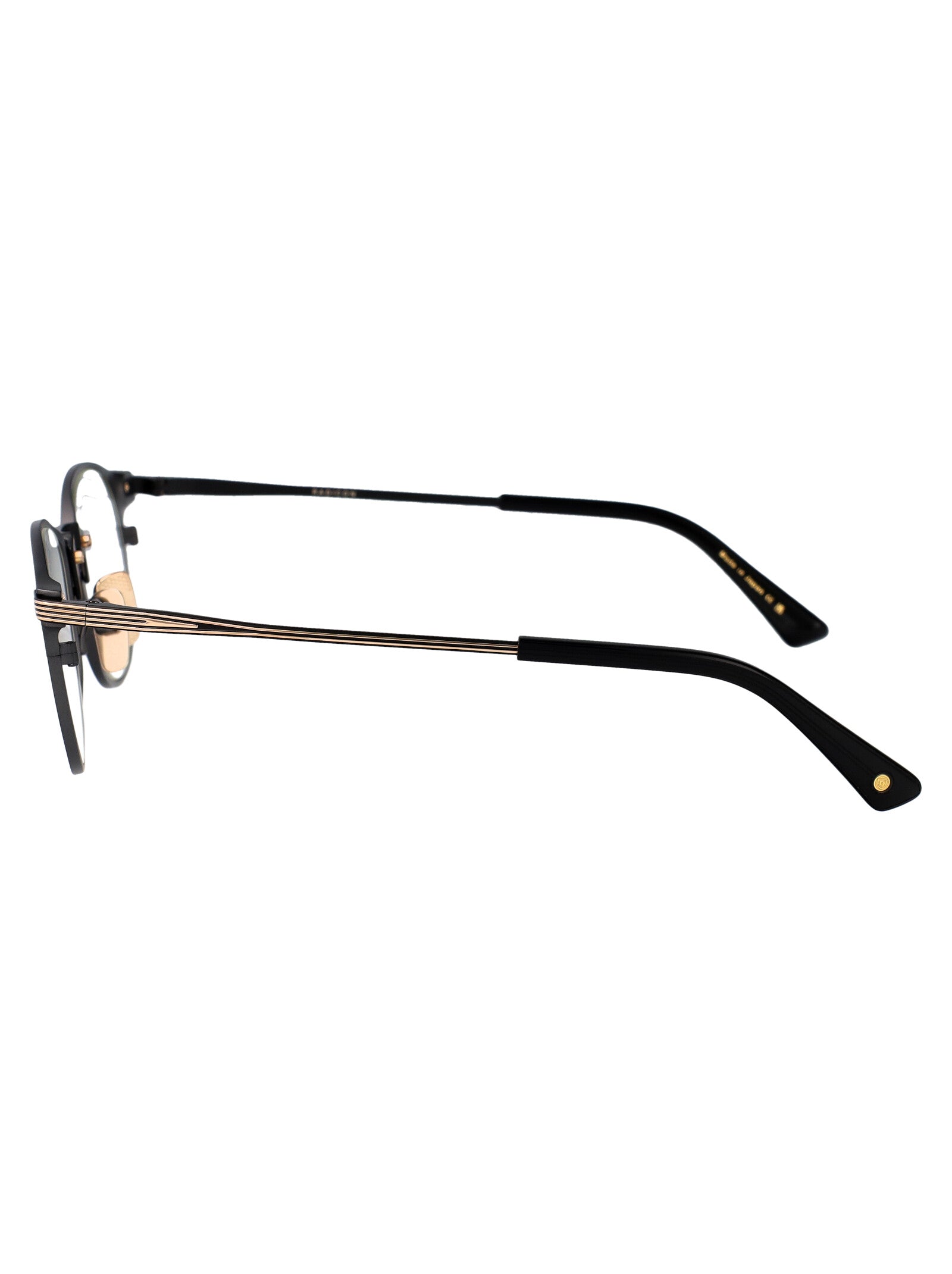 Dtx166-A-01 01 Black Iron - Yellow Gold Metal Optical