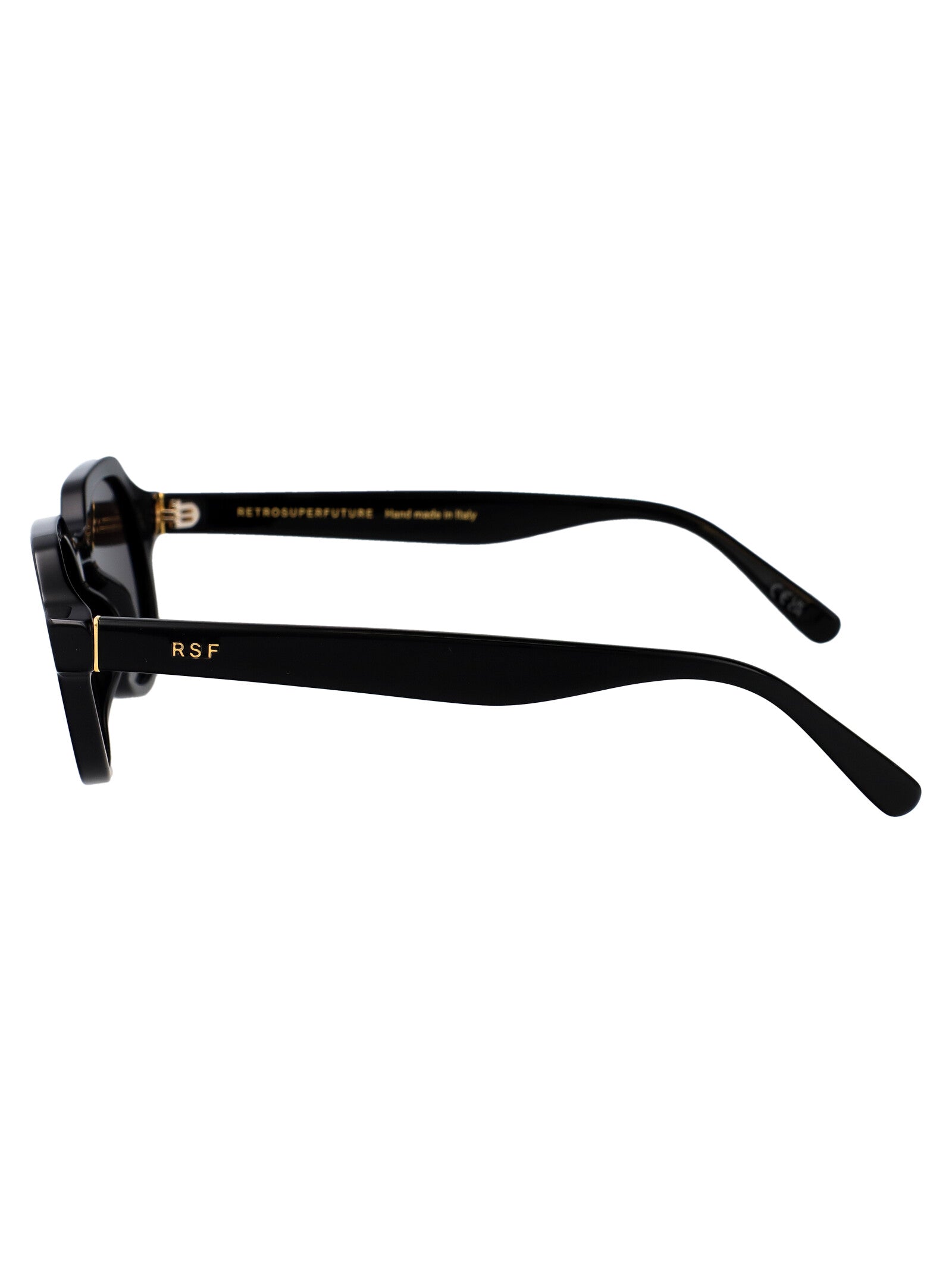 Voce Black Acetate Sunglasses