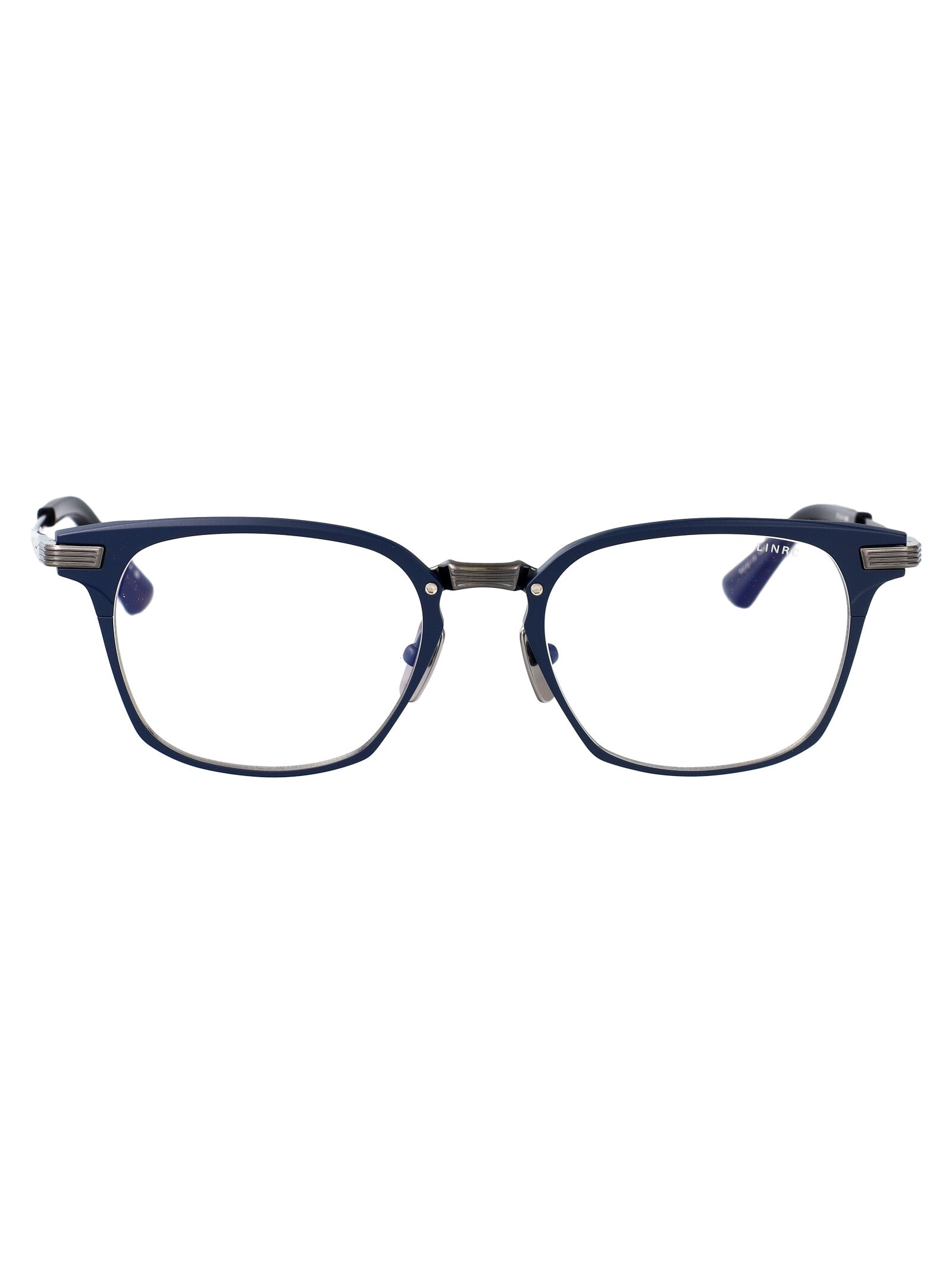 Dtx167-A-03 03 Matte Navy - Antique Silver Metal Optical