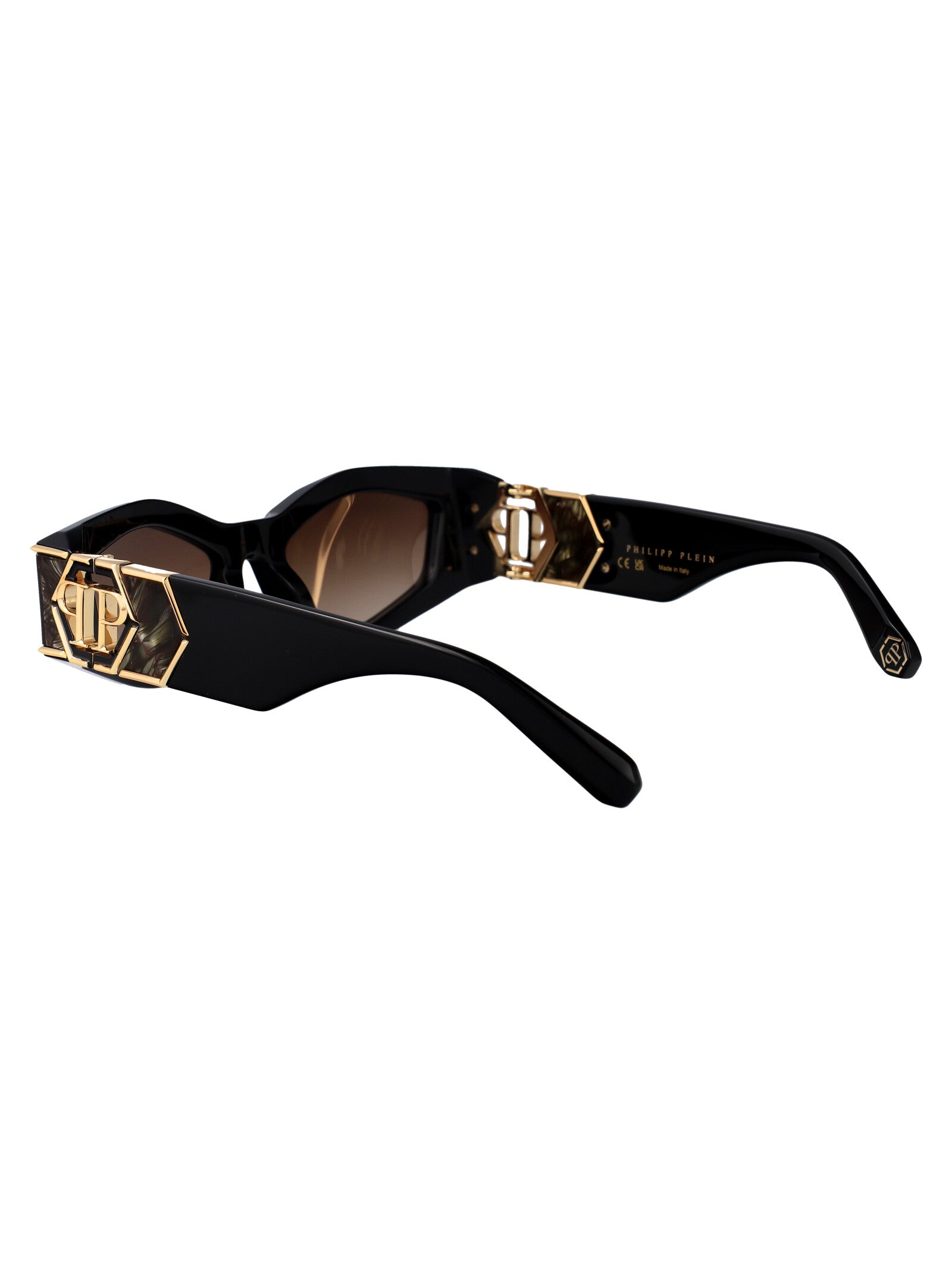 Spp136m 700y Black Acetate + Metal Sunglasses
