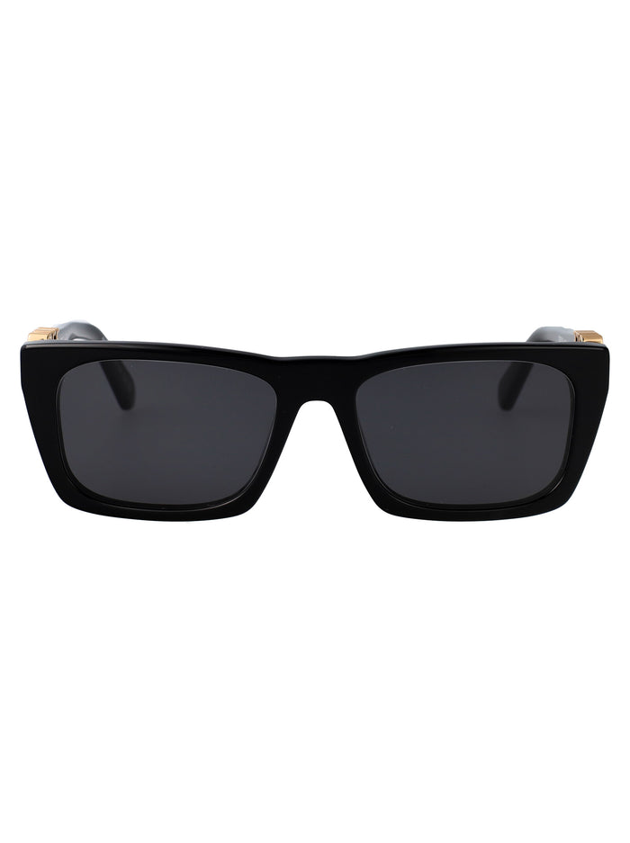 Albany Black Dark Grey Acetate Sunglasses