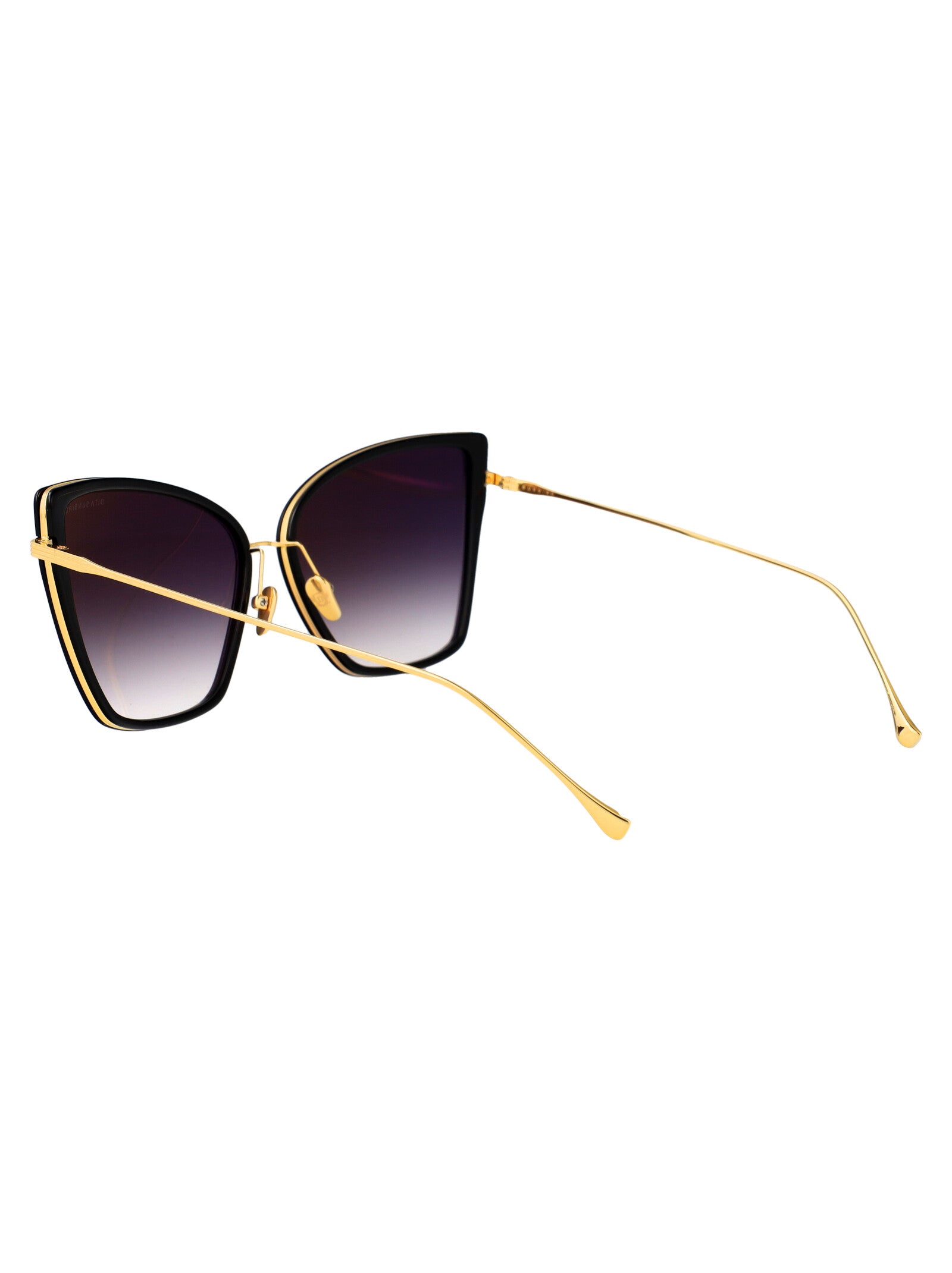 Sunbird Black/yellow Gold Metal Sunglasses