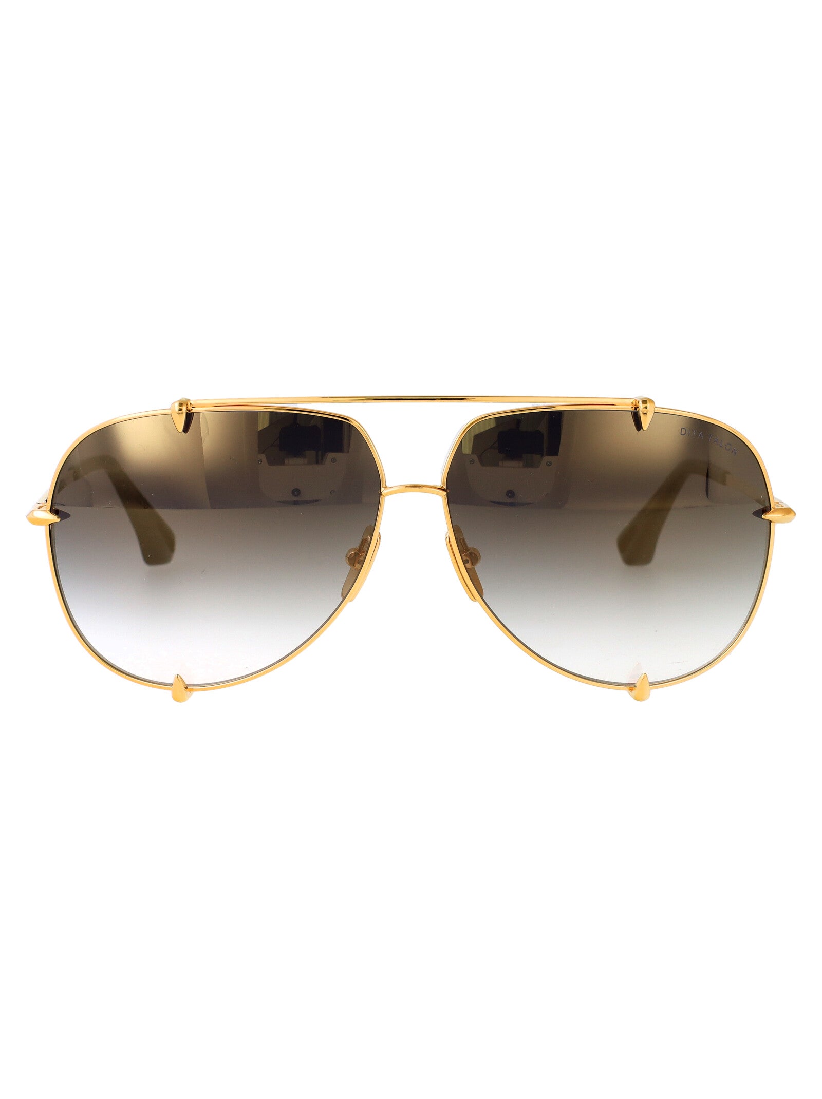 Talon Yellow Gold Metal Sunglasses