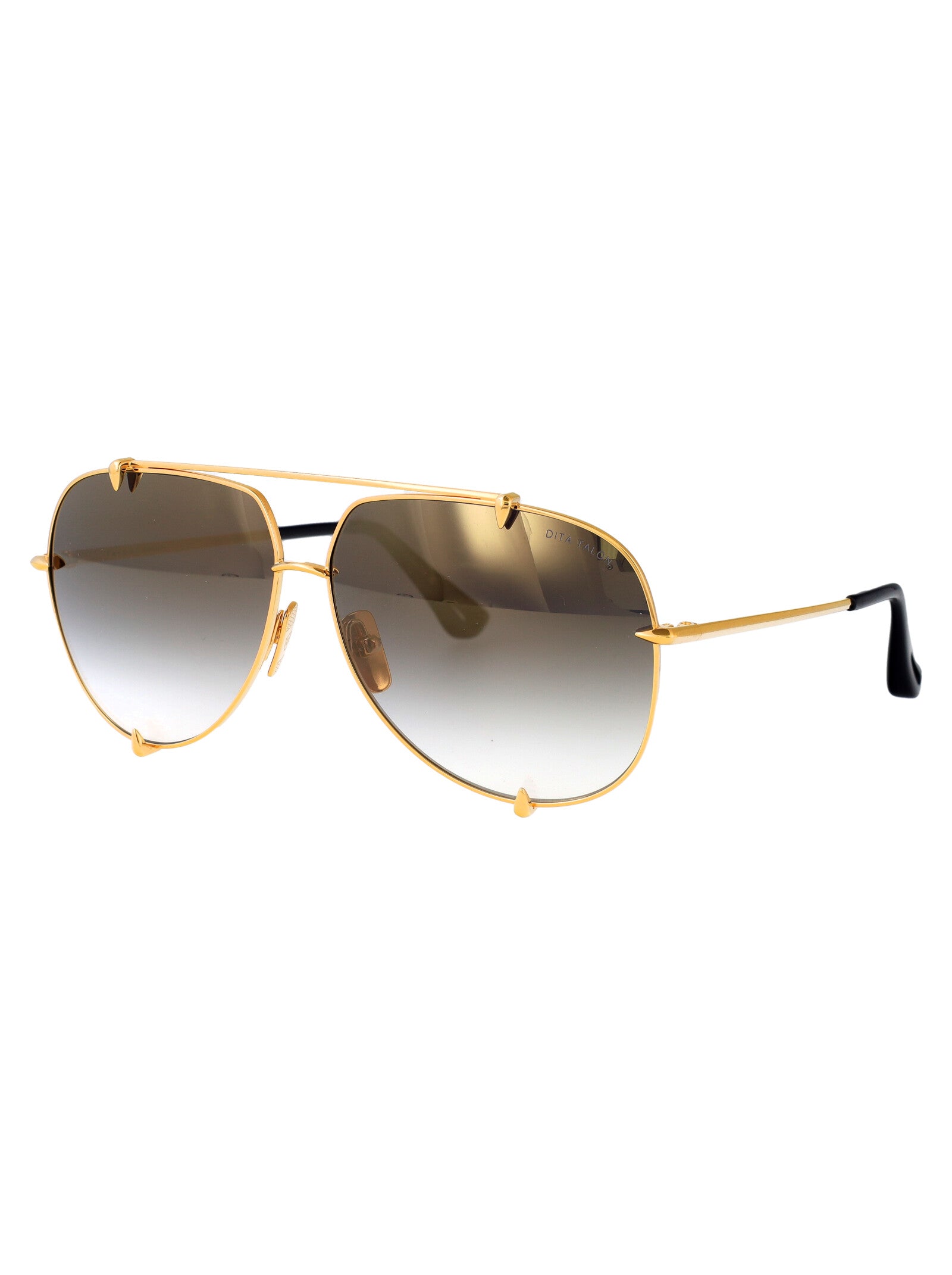 Talon Yellow Gold Metal Sunglasses