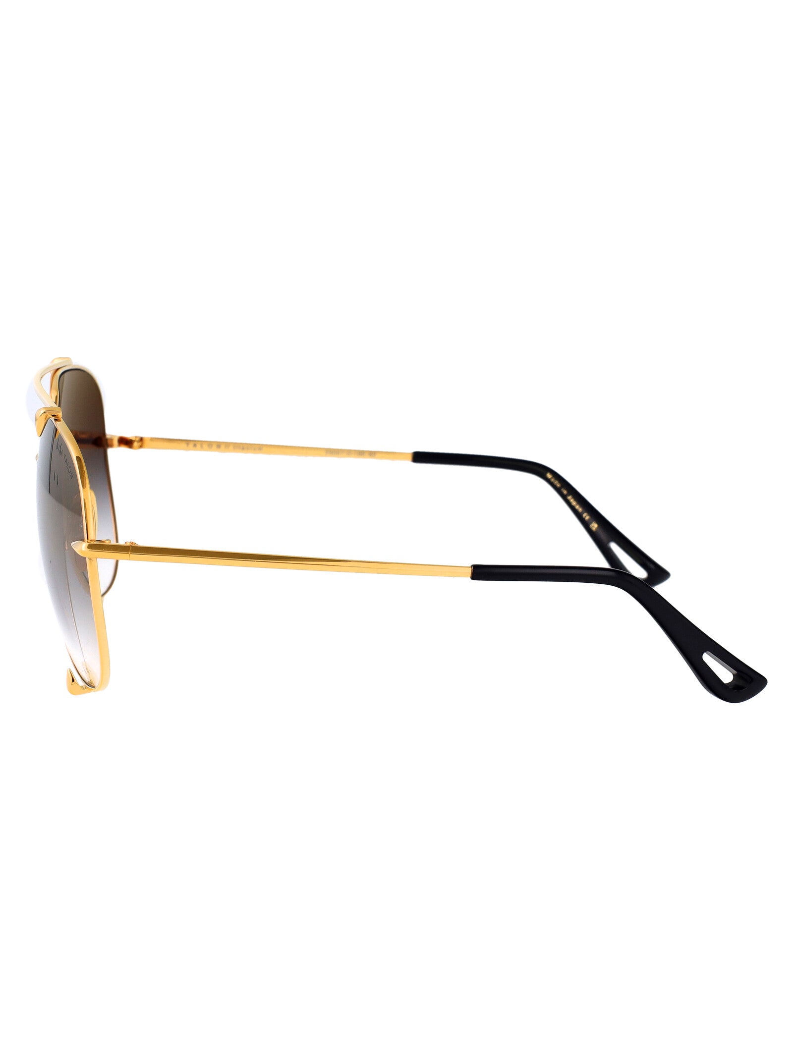 Talon Yellow Gold Metal Sunglasses