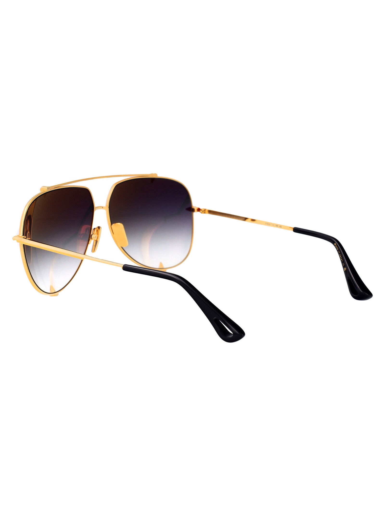 Talon Yellow Gold Metal Sunglasses