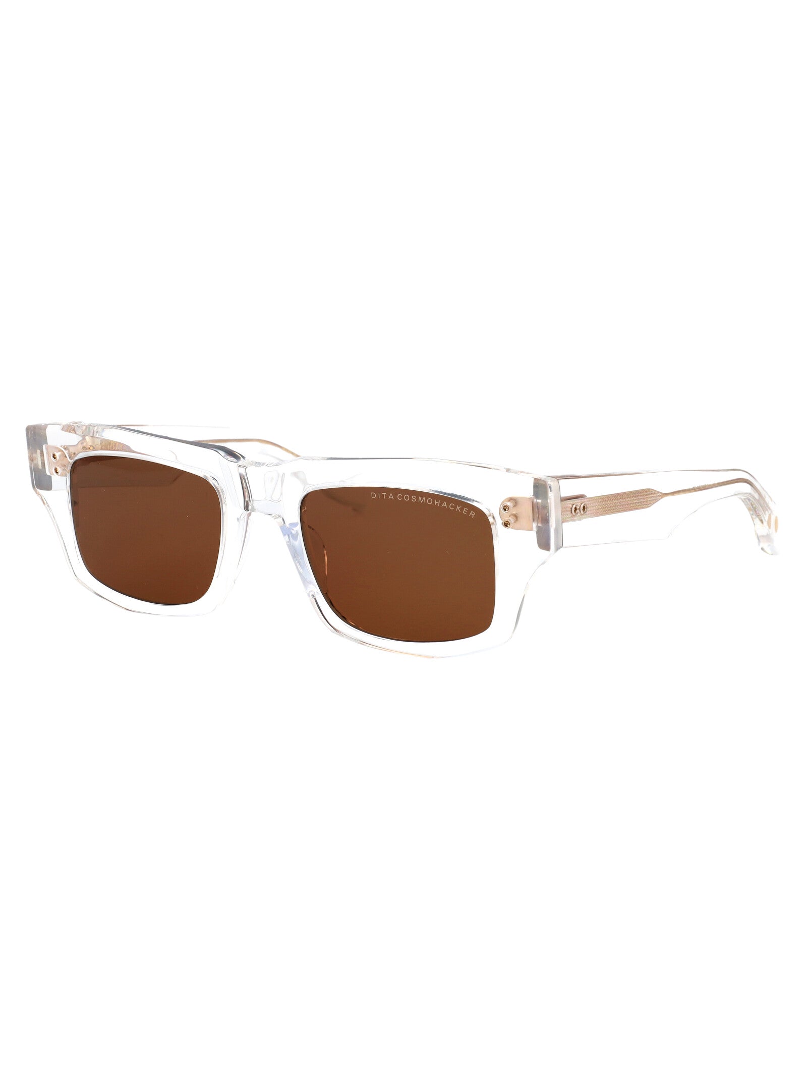 Cosmohacker Matte Black Plastic Sunglasses