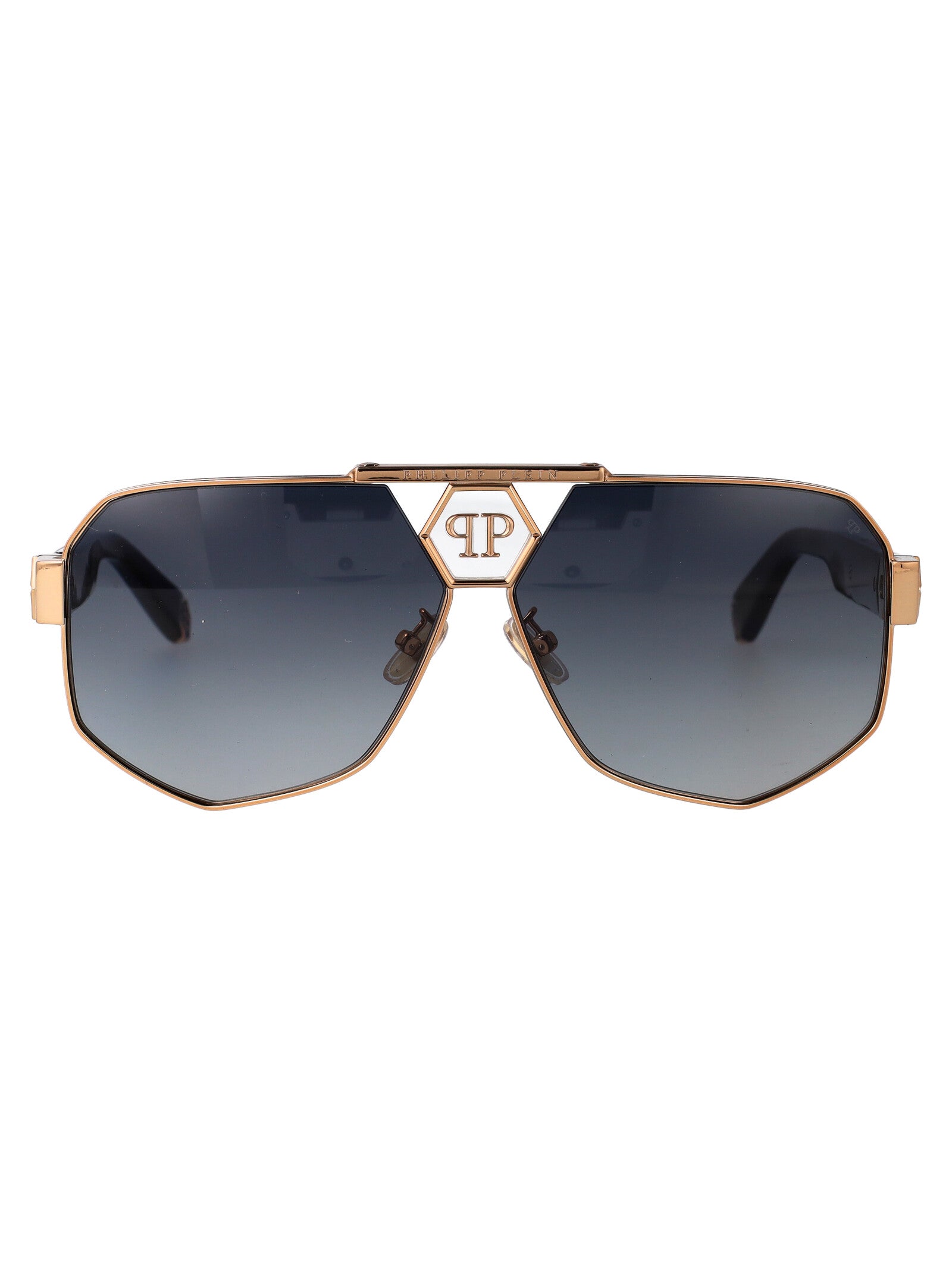 Spp107m 08fc Gold Black Acetate + Metal Sunglasses