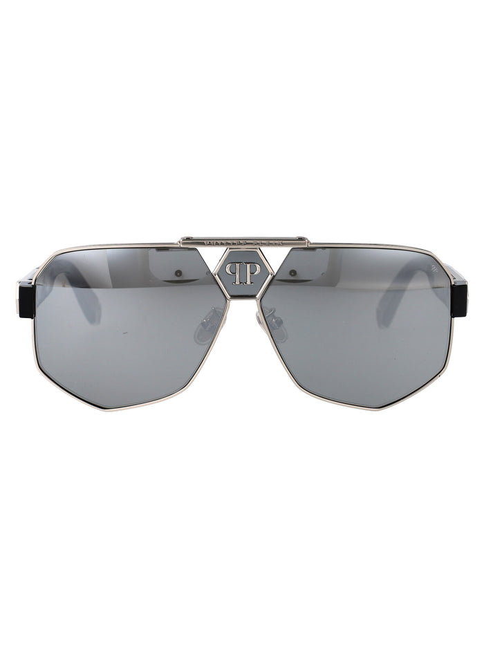 Spp107m 523x Silver Acetate + Metal Sunglasses