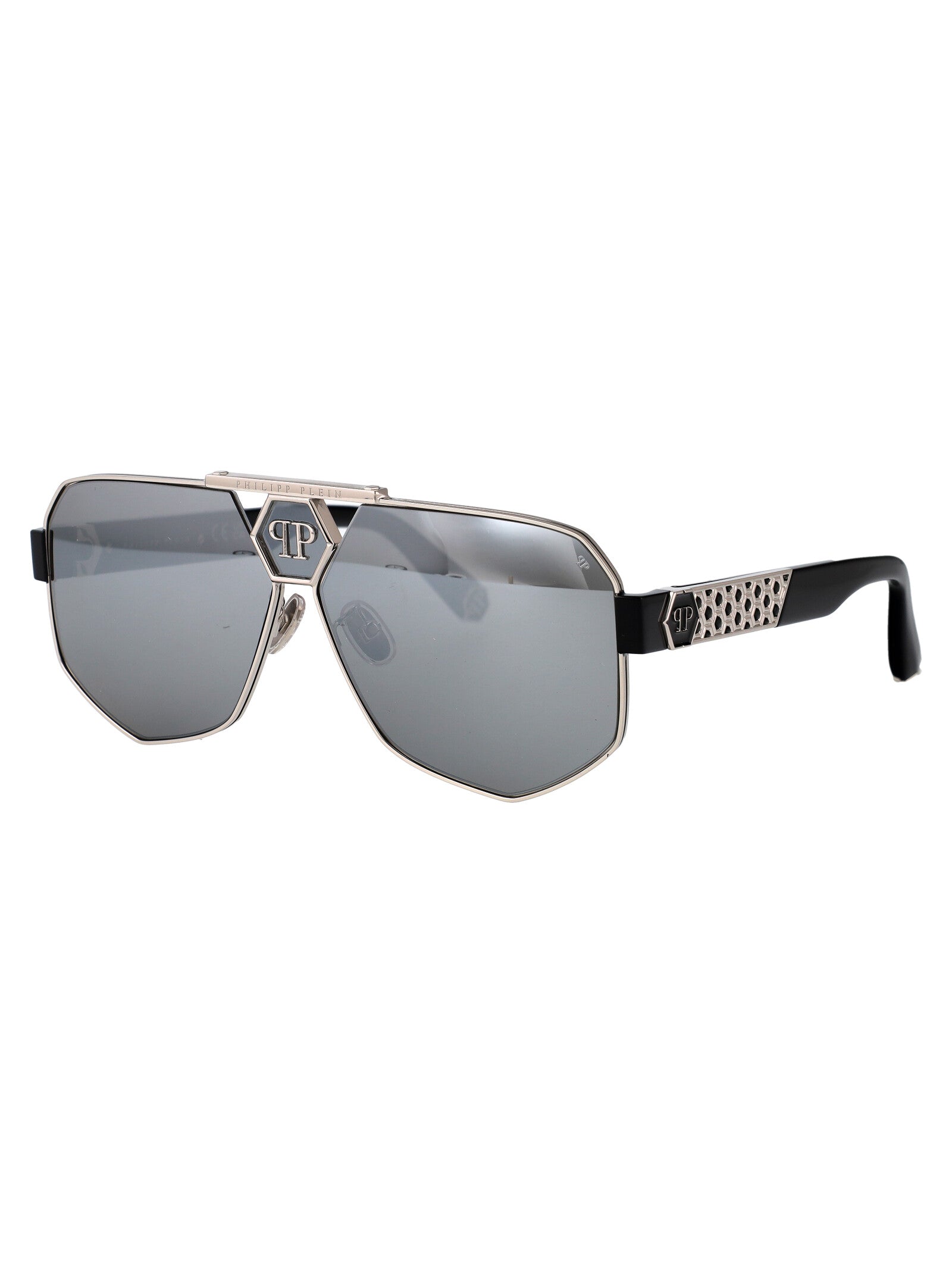 Spp107m 523x Silver Acetate + Metal Sunglasses