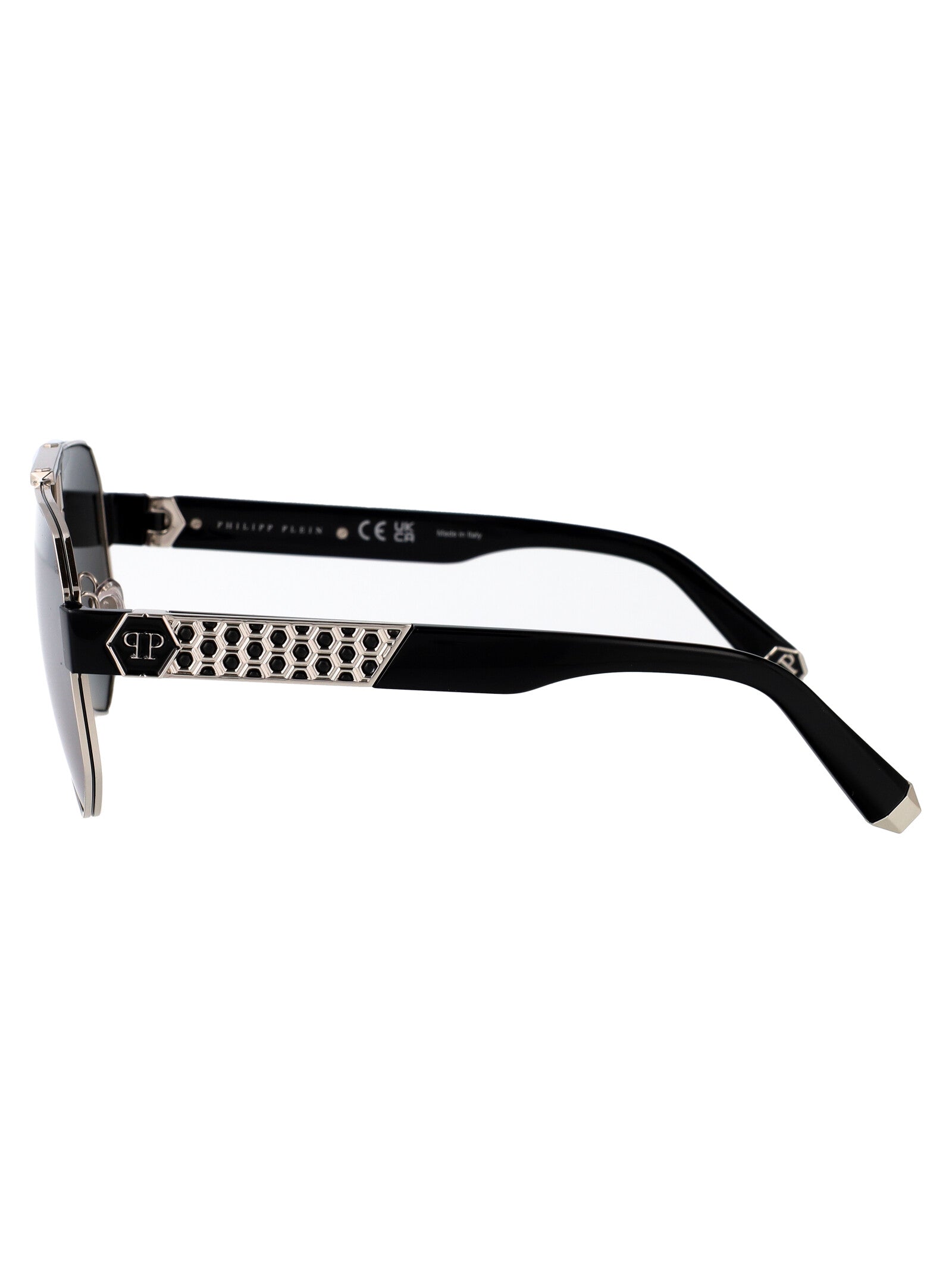 Spp107m 523x Silver Acetate + Metal Sunglasses