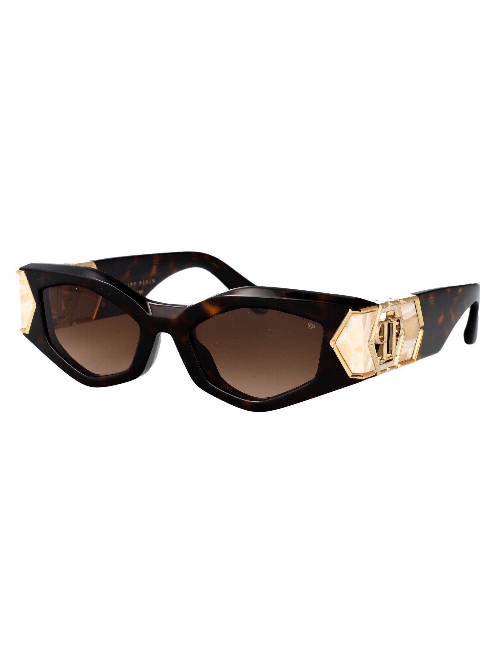 Spp136m 0722 Havana Acetate + Metal Sunglasses